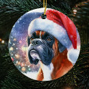 Search for boxer christmas tree decorations Watercolor