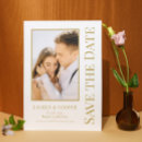 Search for gold white save the dates Simple