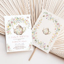 Search for baby is brewing tea invitations Time for tea