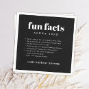 Search for birthday napkins Black and white