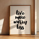 Search for worrying posters Inspirational quote