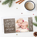 Search for wonders of his love christmas cards Elegant