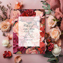 Search for cinnamon rose wedding invitations Watercolor