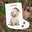 Search for dog lover christmas stockings Yellow lab