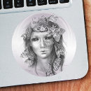 Search for fantasy woman stickers Girl