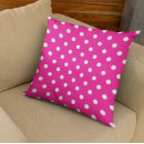 Search for pink polka dots cushions White