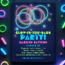 Search for rave birthday invitations Neon