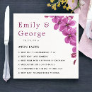 Search for purple orchid napkins Calligraphy
