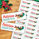 Search for sleigh return address labels Cute