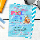 Search for backyard pool party invitations Tropical