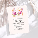Search for floral 18th birthday invitations Elegant