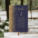 Search for dark blue wedding table cards Chic