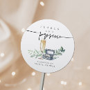 Search for gold bubble stickers Pearls and prosecco