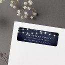 Search for midnight blue return address labels Winter