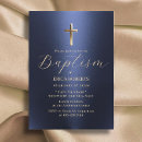 Search for navy blue christening invitations Christian