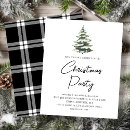 Search for plaid christmas invitations Modern minimalist