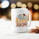 Search for thankful grateful blessed mugs Typography