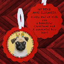 Search for funny cat christmas tree decorations Red