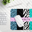 Search for zebra blue mouse mats For her