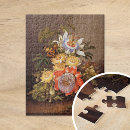 Search for famous flower paintings puzzles Still life