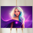 Search for blonde canvas prints Pink