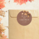 Search for fall leaves wedding stickers Boho