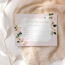 Search for floral wedding advice cards Blush