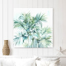 Search for palm tree canvas prints Watercolor