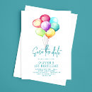 Search for 1st birthday save the dates Watercolor