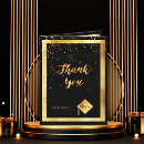 Search for confetti cards Black and gold