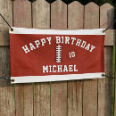Search for football banners Birthday party