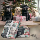 Search for black lab christmas wrapping paper Labrador