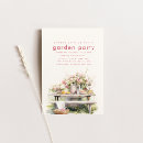 Search for garden tea party invitations Flowers