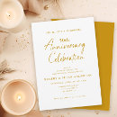 Search for surprise 50th wedding anniversary invitations Gold