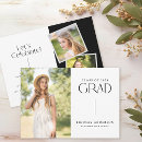 Search for white text 3 invitations Graduate