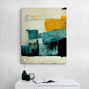 Search for abstract landscape painting canvas prints Blue