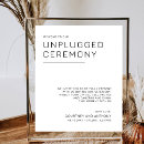 Search for unplugged wedding posters Minimalist