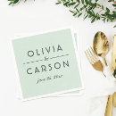 Search for seafoam green napkins For her
