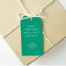 Search for emerald green gift tags Modern