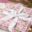 Search for pink vintage christmas wrapping paper Old fashioned
