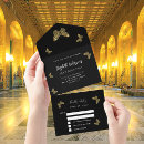 Search for all black birthday invitations Gold