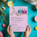 Search for owl bridal shower invitations Contemporary