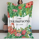 Search for tropical flamingo blankets Modern