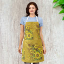 Search for sunflower design aprons Floral