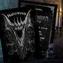 Search for bat wing invitations Spooky