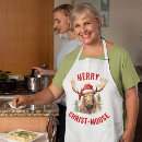 Search for funny christmas aprons Winter