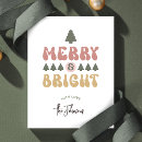 Search for nostalgia christmas cards Merry and bright