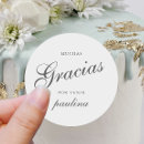 Search for spanish thank you stickers Elegant