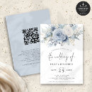 Search for light blue and white invitations Modern