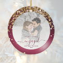 Search for burgundy gold christmas tree decorations Couple